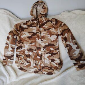 Love Tree Jacket Size Medium Brown Camo